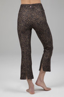 Cropped Flare Perfect Leopard Print Back