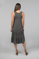 Flowy Women's dress - grey