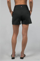 womens dress shorts - black