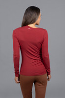long sleeve shirts for women - red