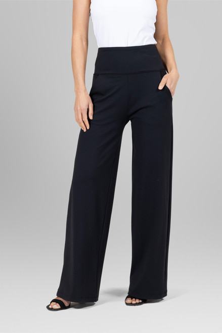 Women's Wide Leg Pants. Elasticated Waist.italian Linen. Sustainable Clothing  Made in Italy. 