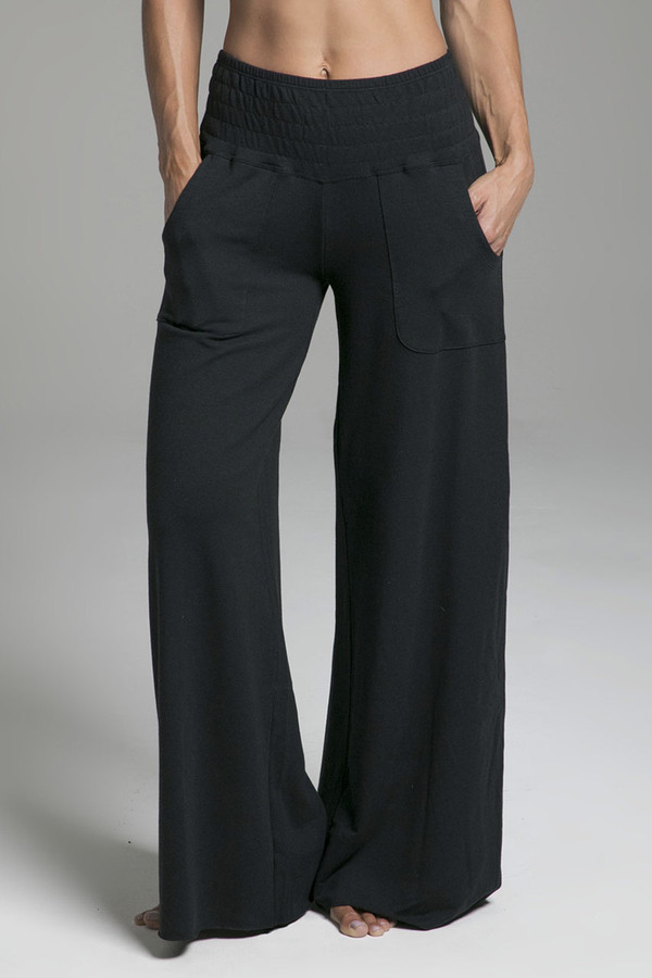 SOPHIE Black Full Length Boho Pants – Aambers Goodies xx