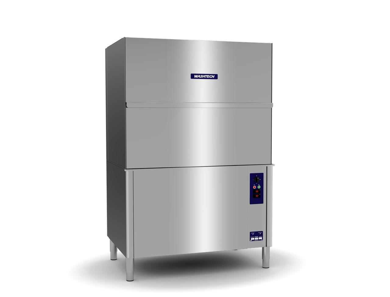 Washtech PW2 Wide Body Front Loading Warewasher | EatTucker