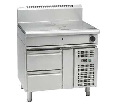 Waldorf RN8100G-RB Gas Target Top - Refrigerated Base