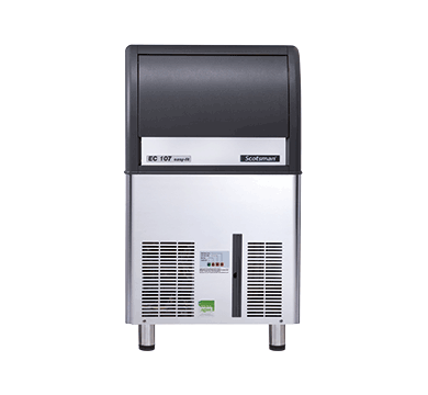 Scotsman ECM 107 AS OX self contained gourmet ice maker, front view