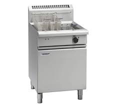 Waldorf FN8130G-HPO high performance gas fryer 600mm wide, front view