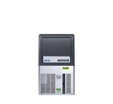 Scotsman ACM 47 AS medium gourmet cube ice machine stainless steel under counter