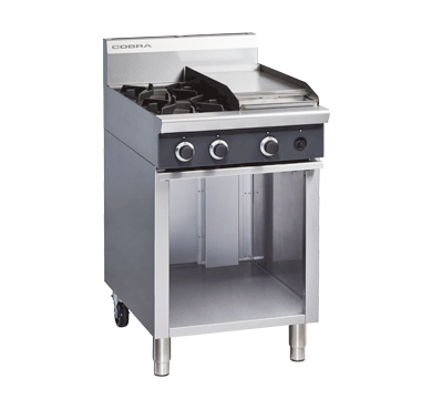 Cobra C6C 600mm Two Burner 300mm Grill Gas Cooktop