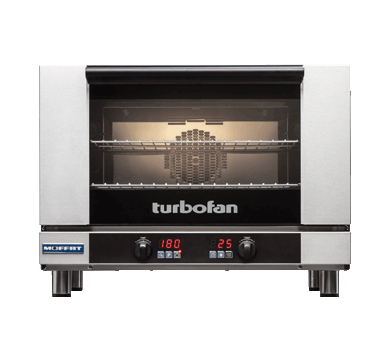 Turbofan E27D2 full size digital electric convection oven with steam injection