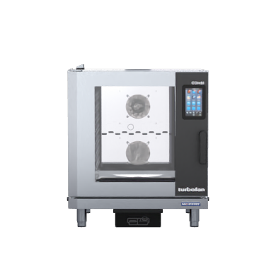 Turbofan EC40T7 touch screen electric combi oven front view