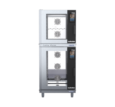 Turbofan EC40T710 combi oven cooking station front view, 7 tray on 10 tray