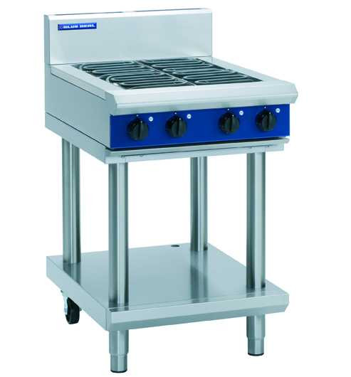 Blue Seal G514D-LS 600mm four burner gas cooktop leg stand stainless steel