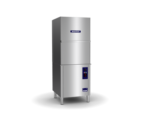 Washtech PW1 front-loading upright potwasher stainless steel 680mm wide