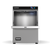 Washtech UD dishwasher open showing 500mm rack and wash chamber interior