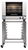 Turbofan E28M4 electric convection oven on SK2731U stainless steel stand with castors