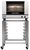 Turbofan E27M2 electric convection oven on SK2731U stainless steel stand with castors