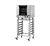 Turbofan E23M3 electric convection oven on SK23 stainless steel stand with castors