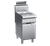 Waldorf FN8226GH twin pan gas fryer, side view showing high back