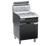 Waldorf FN8130GH-B0 gas fryer, side view with Bold black enamel control and front panels