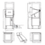 Washtech XP pass through dishwasher dimensions, 730mm wide, 710mm deep, 1530mm high