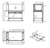 Washtech CD120 dimension and installation diagram