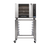 Turbofan E30M3 electric convection oven on SK2731N stainless steel stand with castors