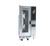 Turbofan EC40T20 combi oven right side view showing touch screen and castors.