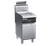Waldorf FN8120GEH-C0 digital gas fryer, side view with Cue black enamel control panel