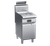 Waldorf FN8120GEH digital gas fryer, side view showing high back