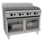 Waldorf CH8120G-CB 1200mm gas chargrill on cabinet base, front view