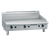 Waldorf GP8120G-B 1200mm gas griddle on bench legs, front view