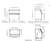 Scotsman NB 948 ice storage bin dimensions, 1237mm wide, 868mm deep, 1269mm high