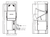 Washtech XPC pass through dishwasher dimensions, 730mm wide, 710mm deep, 2010mm high