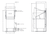 Washtech M2-605 pass through dishwasher dimensions, 735mm wide, 710mm deep, 1530mm high