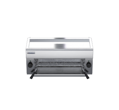 Waldorf SN8200G 900mm gas salamander grill stainless steel wall mount