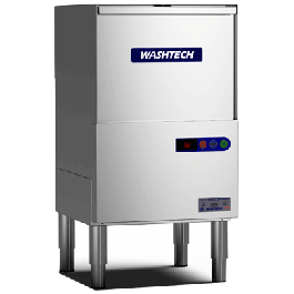 Washtech GE compact commercial glasswasher stainless steel 440mm wide