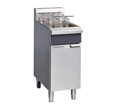 Cobra CF2 commercial gas fryer stainless steel 400mm wide