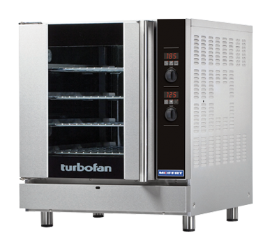 Turbofan G32D4 full size 4 tray digital gas convection oven stainless steel