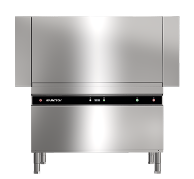 Washtech CD120 rack conveyor dishwasher, front view