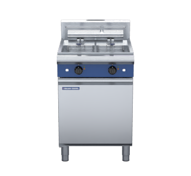 Blue Seal E66 twin pan, front view