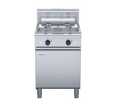 Waldorf FN8235E 600mm twin pan electric fryer stainless steel