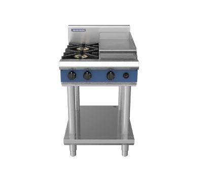 Blue Seal G514C-LS 600mm Two Burner 300mm Grill Gas Cooktop