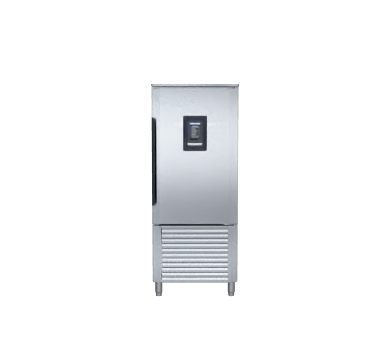 Front view of the Friginox MX75AT7R stainless steel blast chiller