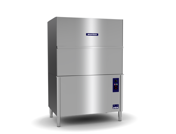 Washtech PW2 wide body front-loading warewasher stainless steel 1235mm wide