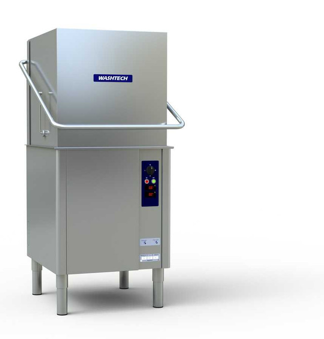 Pass-through dishwashers