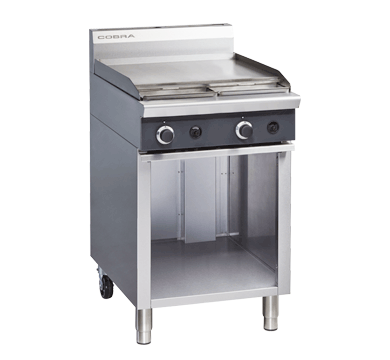 Cobra C6B 600mm full grill gas cooktop stainless steel cabinet base