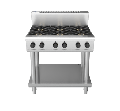 Waldorf commercial gas cook top stainless steel