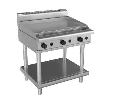 Waldorf RN8609G-LS 900mm full grill gas cooktop leg stand stainless steel