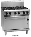 Waldorf RN8610G 6 Burner Gas with Static Oven Range