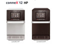 Merrychef connex 12 HP oven showing stainless steel version and black version